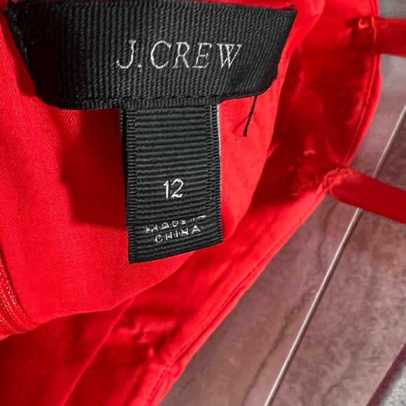 J.Crew Red Strapless top - Size 12 - Picture 4 of 4